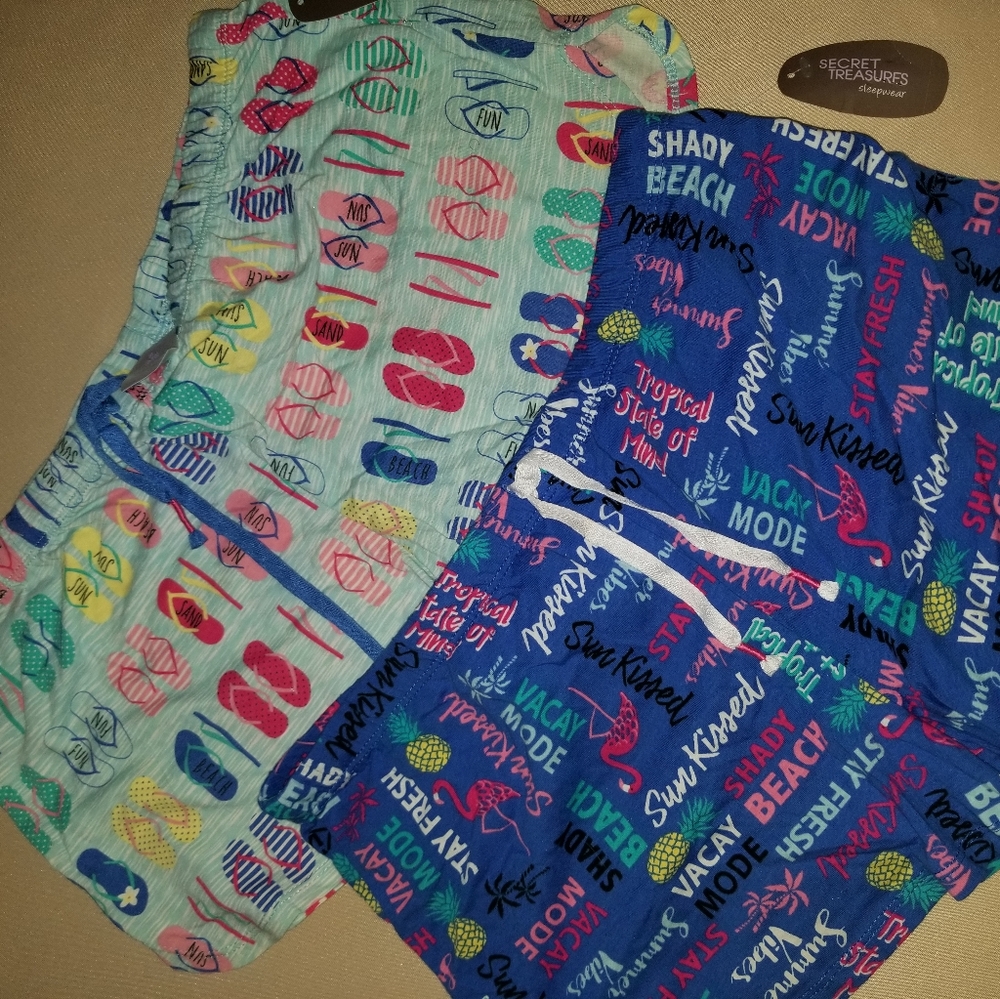 2 pk SLEEP SHORTS